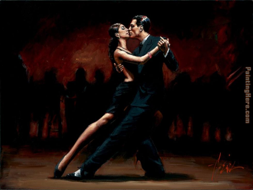 Tango In Paris In Black Suit painting - Fabian Perez Tango In Paris In Black Suit art painting